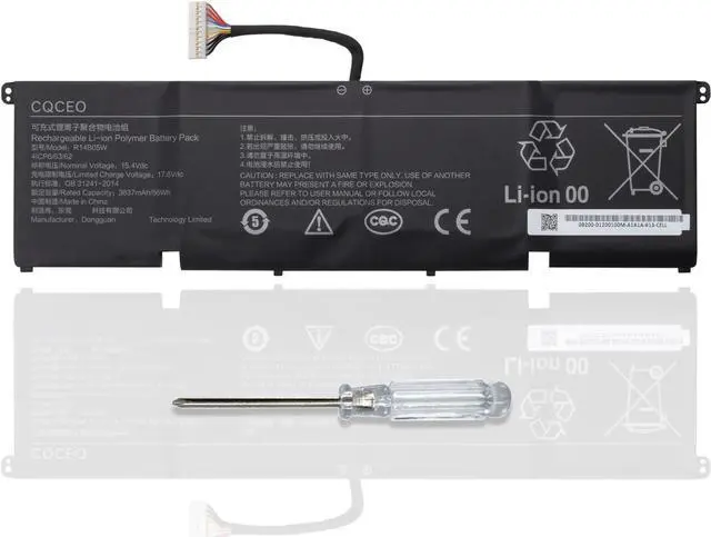 Main image of CQCEO R14B05W Battery for Xiaomi 14" Mi Pro X 14 Series Laptop 41CP6/63/62 15.4V/56Wh/3637mAh