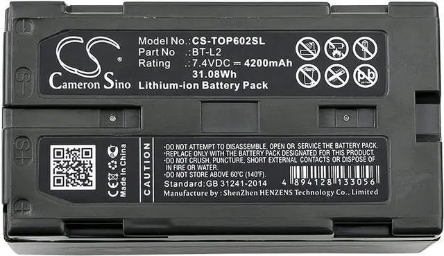 Main image of 4200mAh BT-L2 series Replacement Battery for Topcon ES Total Station OS Total Station ES-602 ES-602G ES-600G ES-605G OS-602G OS-605G ES-605 Hiper II