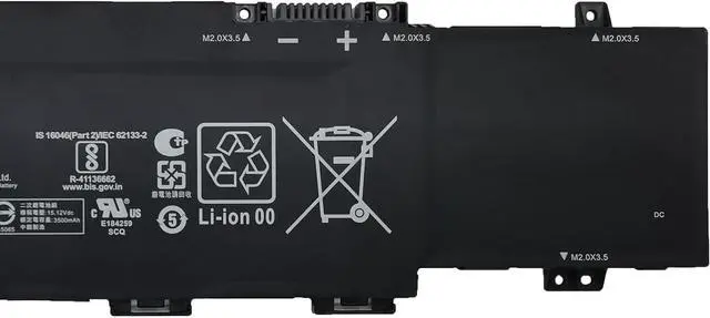 Alt view image 3 of 5 - EPYOBW TI04XL Laptop Battery 55.67Wh 15.12V 4-Cell Compatible with HP Envy 17-CH 17-CH0000NB 17-CH0000NC / Envy 17M-CH 17M-CH0013DX 17M-CH1013DX Series HSTNN-IB9T M24420-1D1 M24420-1C1 M24563-005