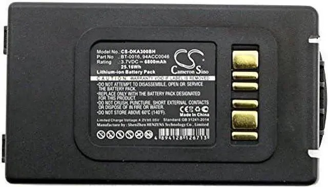 Main image of KASLNOUO 6800mAh Replacement Battery for Datalogic Skorpio X4 Skorpio X3 PN BT-0015 BT-0016 94ACC0046 94ACC0048 3.7V