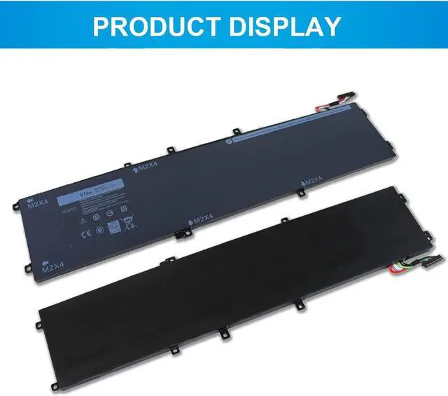 Alt view image 7 of 7 - 6GTPY Battery 97WH, Replacement for Dell XPS 15 9560 Battery, XPS 15 9570 9550 7590 Vostro 7500 Precision 5510 5520 5530 M5510 M5520 1P6KD 4GVGH GPM03 5D91C 5XJ28 451-BBYB P56F002 Laptop Battery 11.4V