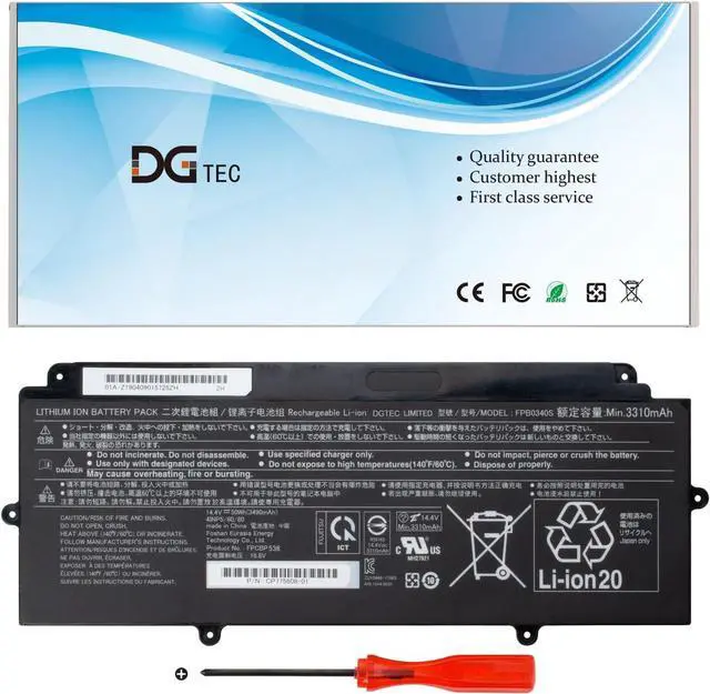 Main image of FPB0340S FPCBP536 Replacement Laptop Battery for Fujitsu LifeBook U937 U938 U937-P580DE U937-P760DE Series CP730401-01 CP737634-01 CP749820-01 CP760852-03 4INP5/60/80 (14.4V 50Wh/3490mAh)