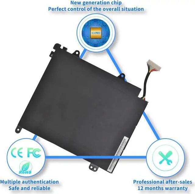 Alt view image 4 of 7 - HXPKH BT2107-B Laptop Battery for EPSOP BT2107-B Laptop Battery 7.6V 2725mAh/20Wh