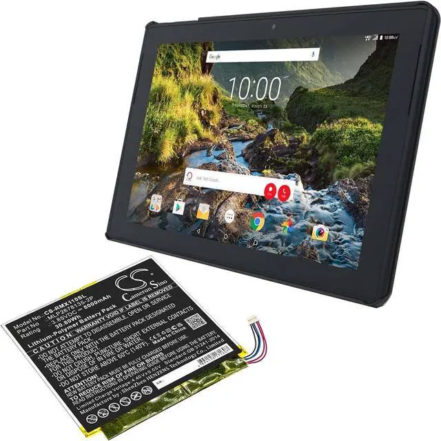 Alt view image 6 of 6 - BCXY Battery Replacement for Verizon Ellipsis 10 inch 32GB HD 4G QTAXIA1 Ellipsis 10 HD MLP2678135-2P