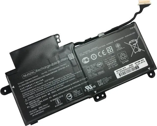 Main image of HWW New 7.7V 35Wh NU02XL Battery Compatible with HP HSTNN-UB6U TPN-W117 843535-541 Series