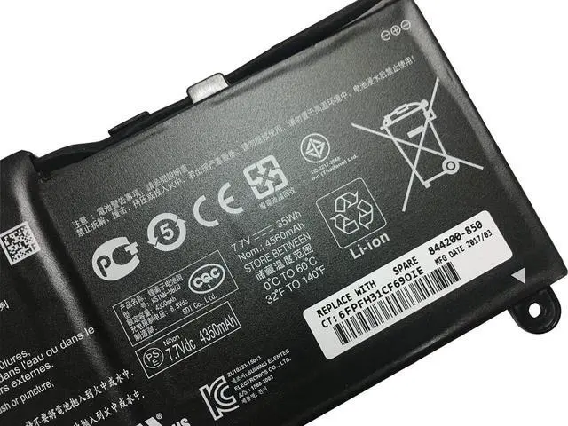 Alt view image 3 of 4 - HWW New 7.7V 35Wh NU02XL Battery Compatible with HP HSTNN-UB6U TPN-W117 843535-541 Series