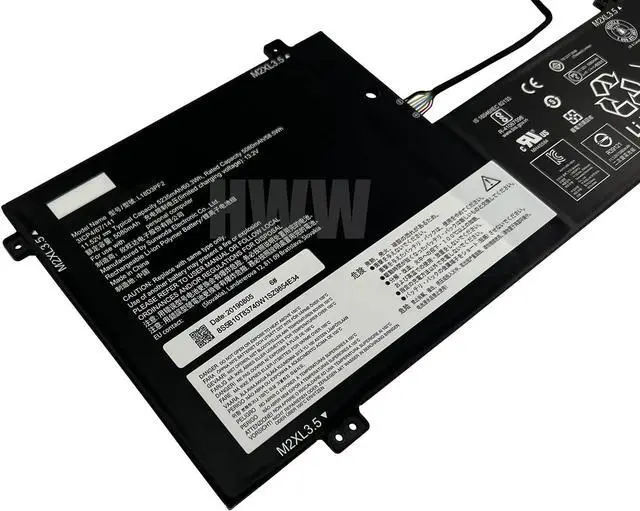 Alt view image 2 of 4 - HWW New 11.52V 60.3Wh 5235mAh L18D3PF2 Battery Compatible with Lenovo Yoga C740-15 C740-15IML L18M3PFA 5B10T83740 5B10W67402 5B10T83739 5B10W67258 Series