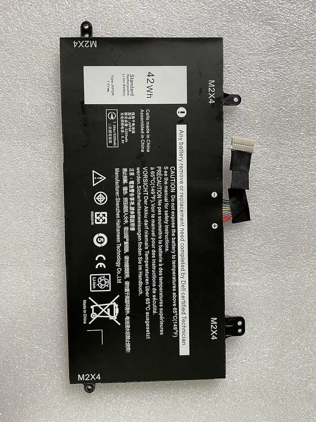 Alt view image 2 of 3 - Powerforlaptop Laptop/Notebook Replacement J0PGR Battery Compatible with Latitude 12 5285 5290 2-in-1 T17G T17G001 T17G002 Series Notebook 0J0PGR JOPGR 0RDYCT RDYCT 1WND8 X16TW 0X16TW 0FTH6F FTH6F