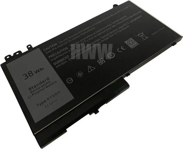 Main image of HWW New 11.1V 38Wh Battery Replacement for RYXXH Dell Latitude 12 5000 E5250 Series