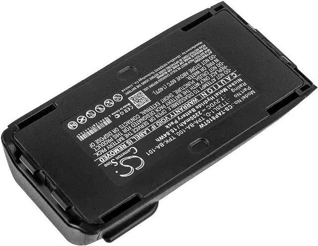 Alt view image 2 of 5 - VI VINTRONS Battery Replacement Compatible for TAIT TP8100, TP8110, TP8115, TP8120, TP8135, TP8140,