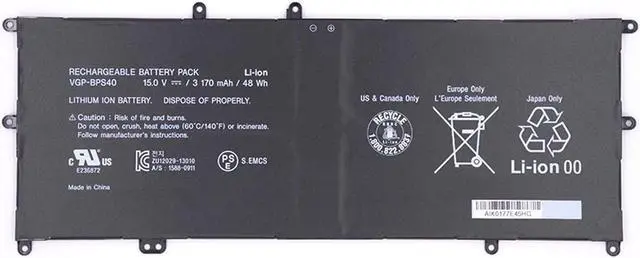 Main image of Ammibattery Replacement Battery VGP-BPS40 For Sony SVF15N2ACGP, SVF14N11CXB, SVF14NA1UL, SVF14N 3170mAh 48Wh 15v