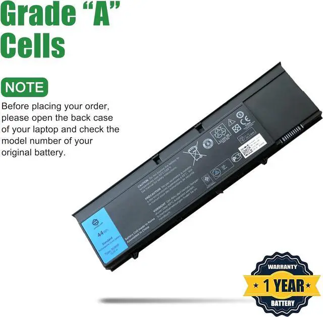 Alt view image 3 of 5 - JIAZIJIA RV8MP Laptop Battery Replacement for Dell Latitude XT3 Tablet Series Notebook 11.1V 44Wh
