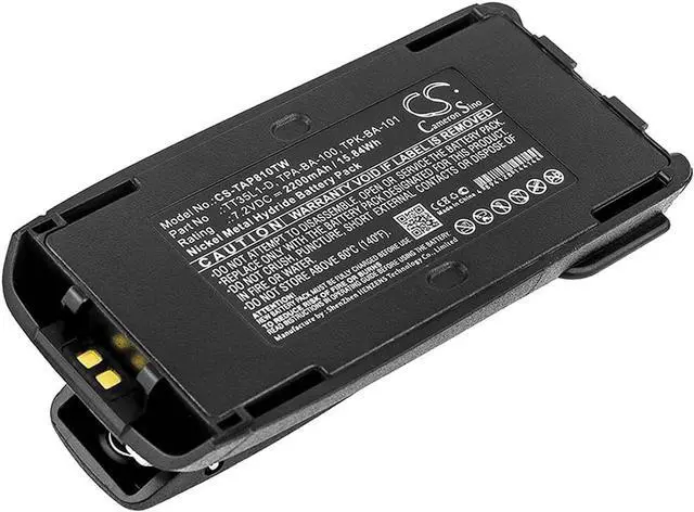 Alt view image 5 of 5 - Replacement Battery for Tait TP8100 TP8110 TP8115 TP8120 TP8135 TP8140 TP9300 TP9400 TT35L1-D TPA-BA-100 TPK-BA-101 TPK-BA-100 T03-00011-CAAA