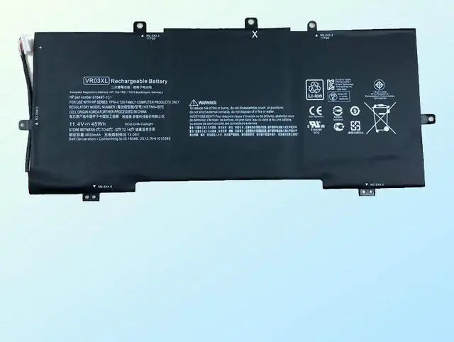 Alt view image 7 of 7 - VR03XL VR03 45WH Battery for HP Envy 13-D 13-D046TU 13-D025TU 13-D024TU 13-D051TU 13-D056TU Series Laptop 816497-1C1 HSTNN-IB7E