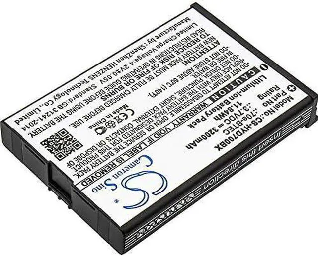 Alt view image 2 of 3 - Qigenia 70e-BTEC Replacement Battery for Dolphin 75e 60s 70e,60S-Batt-1 BAT-EXTENDED-01 Battery (3200mAh/3.7V)
