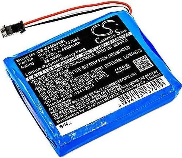 Main image of SHINEAR 4500mAh Battery Replacement for Ms6060 MS6000 Oscilloscopes Ms6100 Ms6200 MS6000 BATT-74V PL707080 (7.4V)