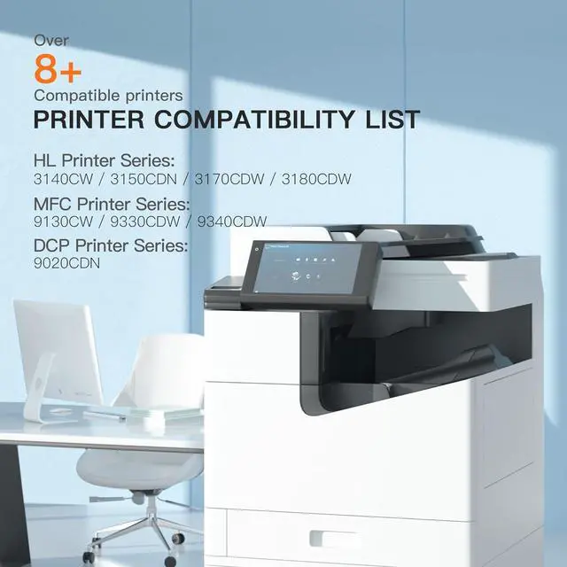 Alt view image 3 of 6 - E-Z Ink (TM TN221 TN225 Compatible Toner Cartridge Replacement for Brother TN-221 TN-225 to Use with MFC-9130CW HL-3170CDW HL-3140CW MFC-9340CDW MFC-9330CDW (2 Black 1 Cyan 1 Magenta 1 Yellow, 5 Pack)