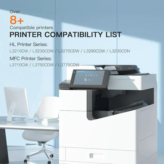 Alt view image 5 of 7 - E-Z Ink (TM TN227 Compatible Toner Cartridge Replacement for Brother TN227 TN227BK TN223 TN-227BK/C/M/Y High Yield to use with MFC-L3770CDW MFC-L3710CW HL-L3290CDW HL-L3210CW HL-L3230CDW (4 Pack)