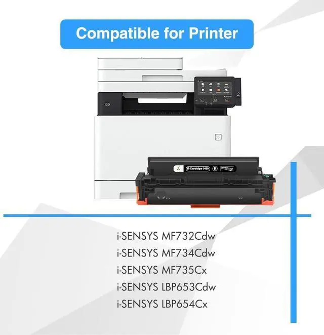 Alt view image 2 of 6 - 046 046H Toner Cartridge Set for Canon MF733cdw 046 CRG-046 High Yield