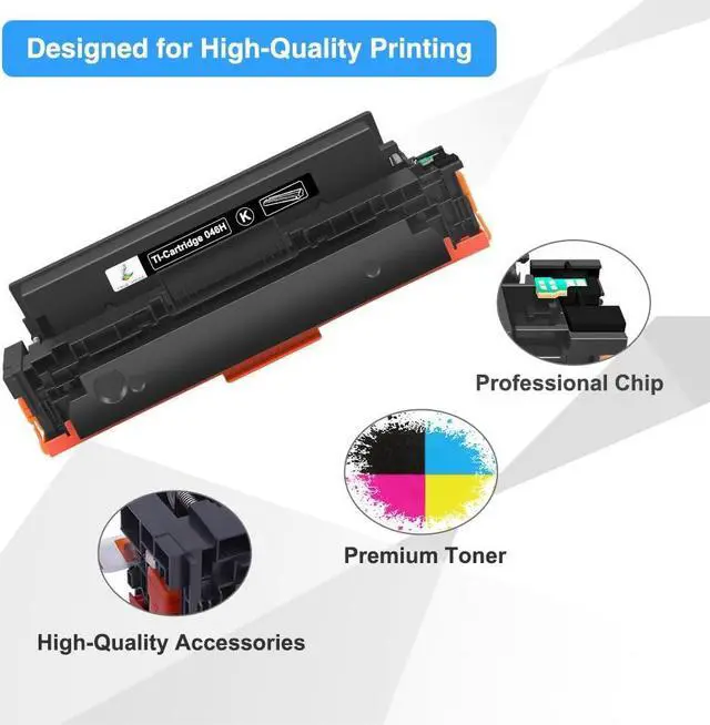 Alt view image 4 of 6 - 046 046H Toner Cartridge Set for Canon MF733cdw 046 CRG-046 High Yield