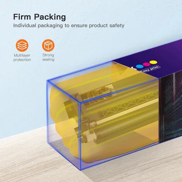Alt view image 5 of 7 - E-Z Ink (TM) Compatible Toner Cartridge Replacement for Brother TN336 Toner Cartridges TN331 TN-336 TN-331 TN315 to Use with MFC-L8850CDW HL-L8350CDW MFC-L8600CDW HL-4150CDN MFC-9970CDW (BCMY, 4 Pack)