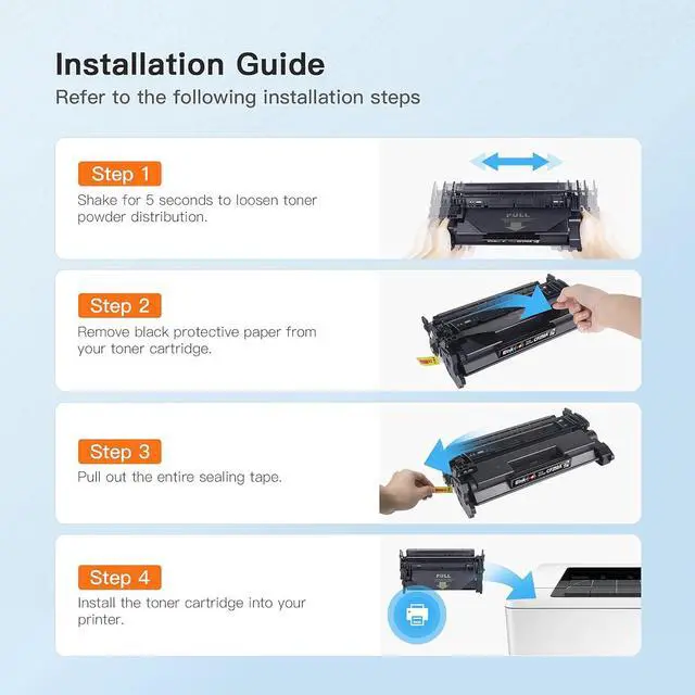 Alt view image 6 of 7 - Be Green Ink Compatible Replacement Toner Cartridge for Lexmark MS321 MX321 MS421 MX421 MS521 MX521 MS621 MX621 MS321dn, MS421dn, MS421dw, MS521dn, MS621dn, MS622de, MX521de - 56F1H00 15K Black Toner