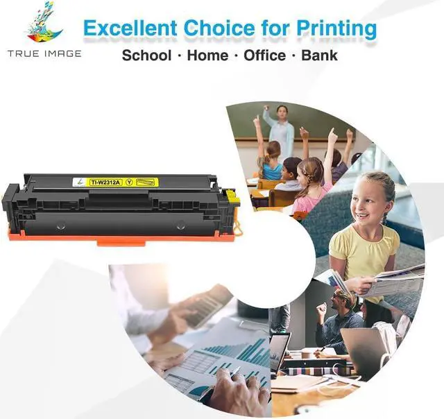 Alt view image 7 of 7 - 215A Toner Cartridges 4 Pack Compatible Replacement for HP 215A Toner Cartridges W2310A W2311A W2312A W2313A for HP Color Laserjet Pro MFP M182nw M183fw M155 Printer Ink (Black Cyan Yellow Magenta)