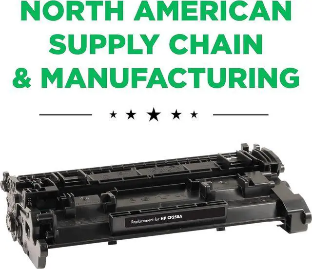 Alt view image 2 of 5 - Clover CIG Remanufactured Black Standard Yield Toner Cartridge Replacement for HP 58A (CF258A)
