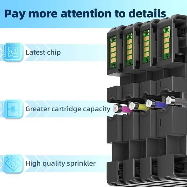 Alt view image 2 of 6 - New Sublimation Ink Cartridge Compatible with Sawgrass Virtuoso SG500 SG1000 Printers(1 Black, 1 Cyan, 1 Magenta, 1 Yellow, 4-Pack)