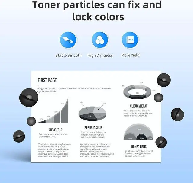Alt view image 6 of 7 - Ennovor CF230A - 30A Toner - Replacement for HP 30A Toner Cartridge CF230A 30X CF230X to Compatible with Pro MFP M227fdw M203dw M227fdn M203dn M227sdn M203d M227 M203 Series Printer (Black, 4-Pack)