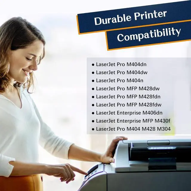 Alt view image 2 of 7 - Ennovor ColorKing Compatible Toner Cartridge Replacement for HP 58A CF258A 58X CF258X for Laserjet Pro MFP M428fdw M428fdn M428dw Pro M404n M404dn M404dw M428 M404 M406dn M430f Printer (Black, 2-Pack)