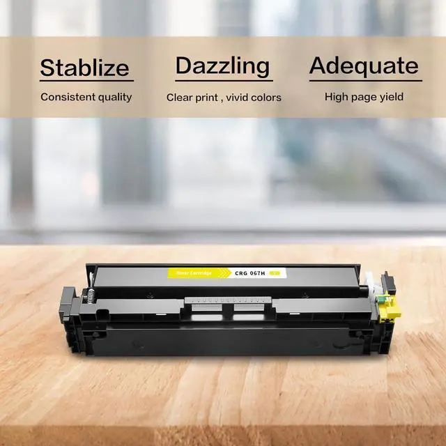 Alt view image 6 of 6 - Ennovor XJI 067H Compatible High Capacity Toner Cartridges Replacement for Canon 067 H (Black Cyan Magenta Yellow, 4 Pack), for Color imageCLASS MF656Cdw LBP632Cdw LBP633Cdw MF653Cdw Laser Printer Ink