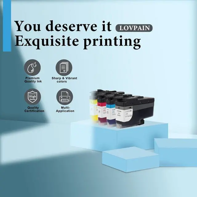 Alt view image 5 of 7 - LC3039 Ultra High-Yield Black/Cyan/Magenta/Yellow Ink Cartridges(4Pack) - Lvan Compatible LC3039XXL Ink Cartridge Set Replacement for Brother LC3039 Ink MFC-J5845DW MFC-J5945DW MFC-J6545DW Printer