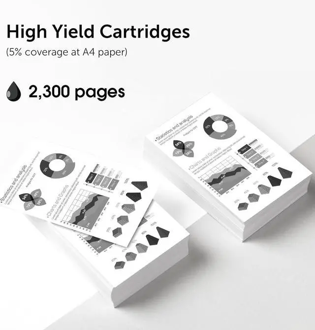 Alt view image 3 of 7 - Ennovor 05A Toner Cartridge High Yield Compatible for HP CE505A Replacement for HP P2035 P2035N 2035N P2055DN 2055DN P2030 P2050 P2055X P2055D Printer (Black, 4-Pack)
