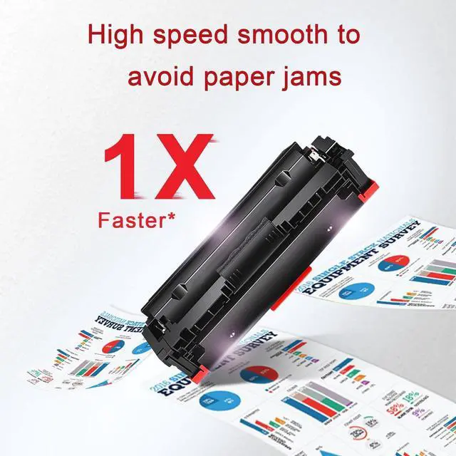 Alt view image 2 of 7 - 055 Toner Cartridges High-Yield 4-Pack (BK/C/M/Y) Compatible MF743cdw Toner Replacement for Canon 055 Toner Cartridge Set for Color imageCLASS MF741Cdw MF743Cdw MF745Cdw MF746Cdw LBP664Cdw Printer