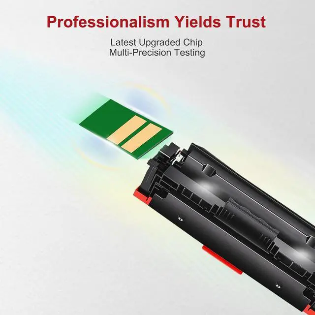 Alt view image 5 of 7 - 055 Toner Cartridges High-Yield 4-Pack (BK/C/M/Y) Compatible MF743cdw Toner Replacement for Canon 055 Toner Cartridge Set for Color imageCLASS MF741Cdw MF743Cdw MF745Cdw MF746Cdw LBP664Cdw Printer