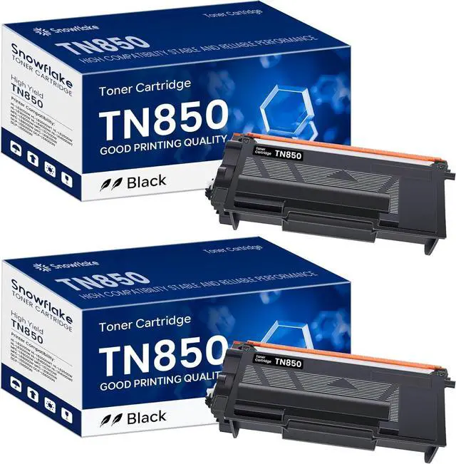 Main image of Ennovor TN-850 TN850 Toner 2 Pack Compatible TN850 High Yield Black Toner Cartridge Replacement for Brother TN-850 MFC-L5850DW MFC-L5700DW MFC-L5900DW MFC-L6900DW MFC-L6800DW Toner.