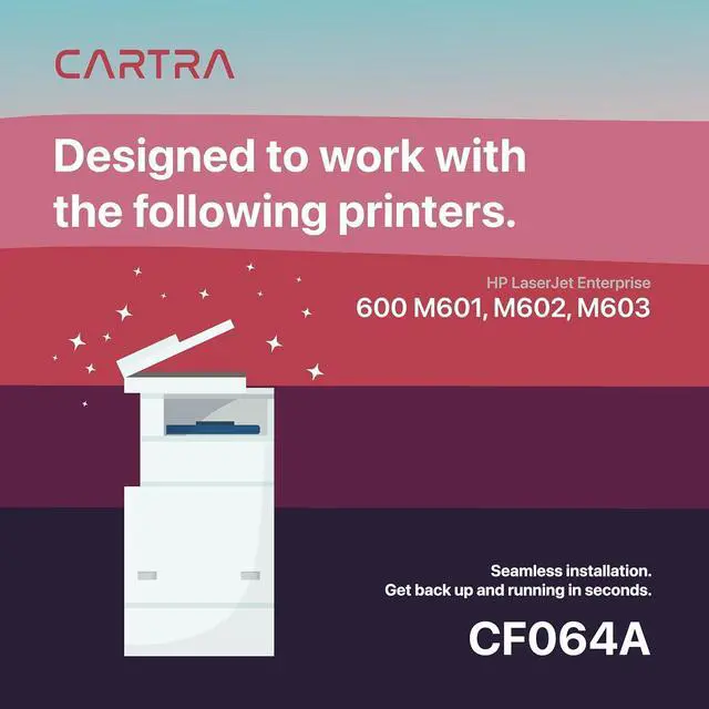 Alt view image 2 of 7 - Maintenance Kit 110V CF064A Compatible with HP Laserjet Enterprise 600 M601 M602 M603 Series Includes Fuser and Roller (CF064-67902)