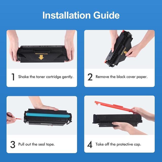 Alt view image 6 of 6 - 305A Toner Cartridge 4-Piece Combo Pack Replacement for HP 305A 305X CE410A CE411A CE412A CE413A Toner for HP Laserjet Pro 400 Color MFP M451nw M475dn M451dn M476nw M351 M375 M451 M475 Series Printer