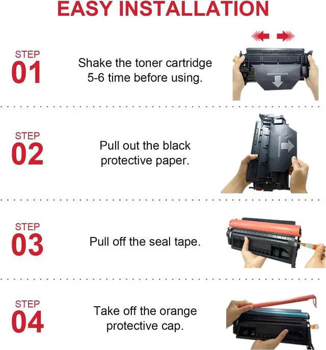 Alt view image 6 of 7 - 057 057H High Yield Toner Cartridge Replacement   057 057H CRG057 with Canon ImageCLASS MF445dw MF448dw MF449dw LBP226dw LBP227dw Laser Printers