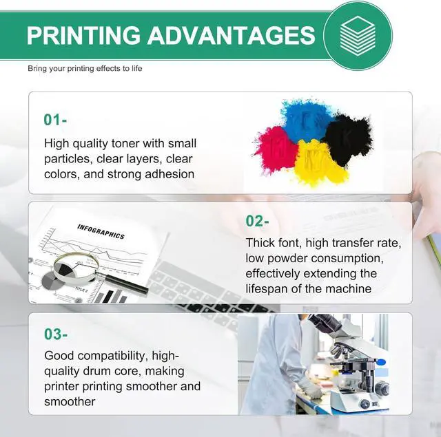 Alt view image 5 of 6 - Ennovor TK3122 Toner Cartridge (2-Pack, Black) : TK-3122 Black Toner Cartridge Replacement for Kyocera ECOSYS M3550idn M3560idn FS-4200DN FS-4300DN Printer, 1T02L10US0 Toner Kit