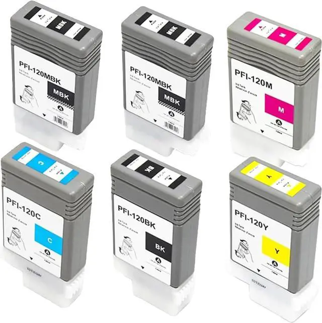Ennovor PFI-120 Compatible for Canon PFI-120MBK PFI-120BK PFI-120C