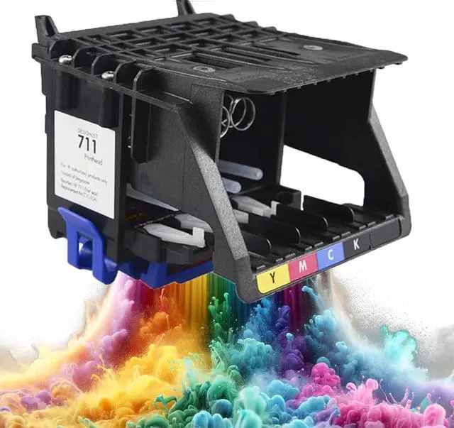 Main image of Ennovor 711 Printhead Kit (C1Q10A) Replacement, Works for HP DesignJet T530 T525 T520 T130 T125 T120 T100 Large Format Plotter Printer, 711 Remanufactured Printhead Replacement Kit.