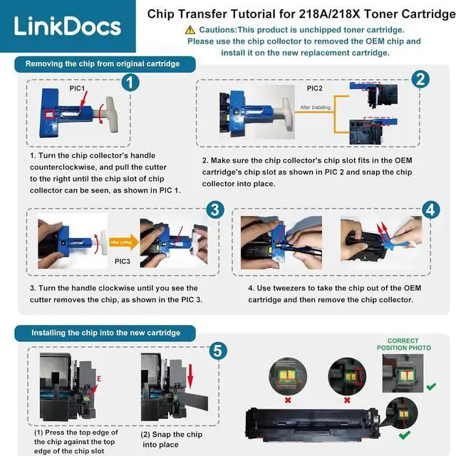 Alt view image 4 of 6 - Ennovor 218A Toner Cartridges 4 Pack Replacements for HP 218A 218X Toner Cartridges Set, W2180A W2181A W2182A W2183A for HP Color Laserjet Pro MFP 3301FDW 3301SDW 3301CDW 3201DW