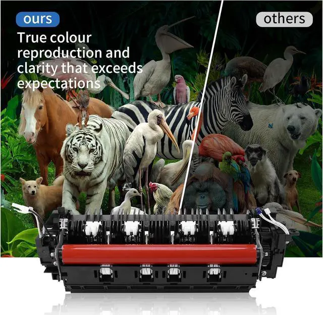 Alt view image 2 of 6 - D00N0D001 Fuser Unit Kit Replacement Compatible with Brother Printer HL-L3270CDW HL-L3290CDW MFC-L3750CDW MFC-L3770CDW Laser Printer 15000 Yield