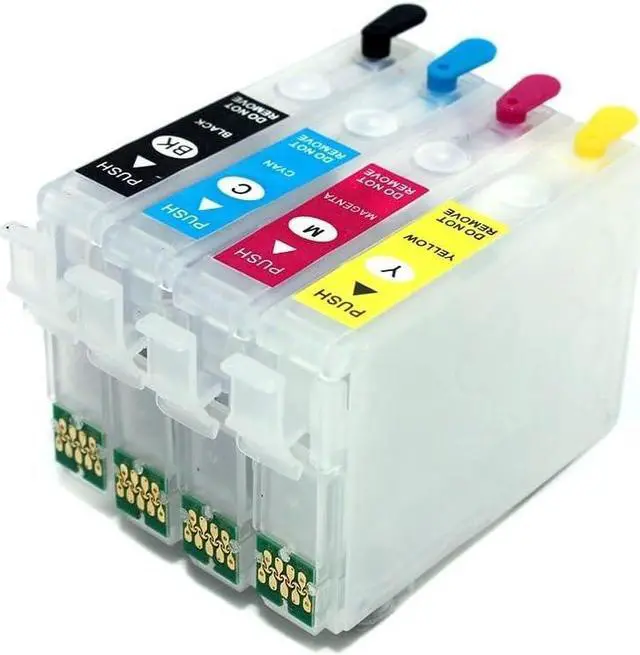Main image of Ennovor 4Color 193 T1931-T1934 Refill Ink Cartridge with Chip for Epson WF 2521 2531 2541 2631 2651 2661 Printer
