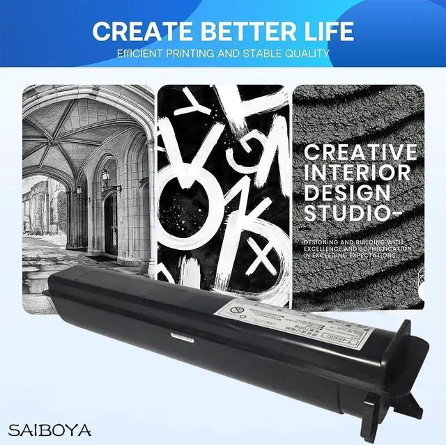 Alt view image 4 of 7 - Ennovor High Yield T5070U T-5070U Black Toner Cartridge T-5070U-K Compatible for Toshiba E-Studio 207L 257 307 357 457 507 Printers (36K Yield)