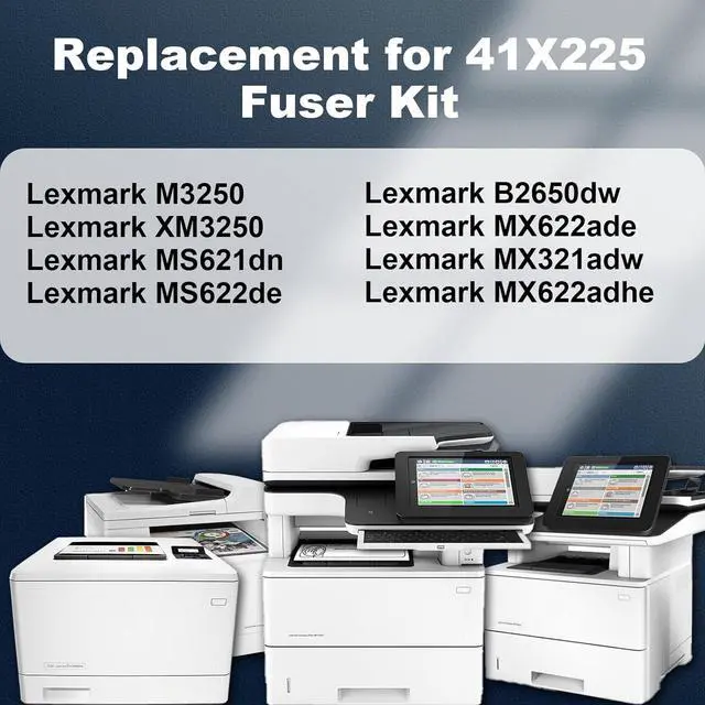 Alt view image 2 of 7 - Ennovor 41X1225 Printer Maintenance Kit,41X1225 Fuser Kit Replacement for MS621, MS622, MX622 Printer, 41X1225 Fuser Unit 110V, 200K Yield
