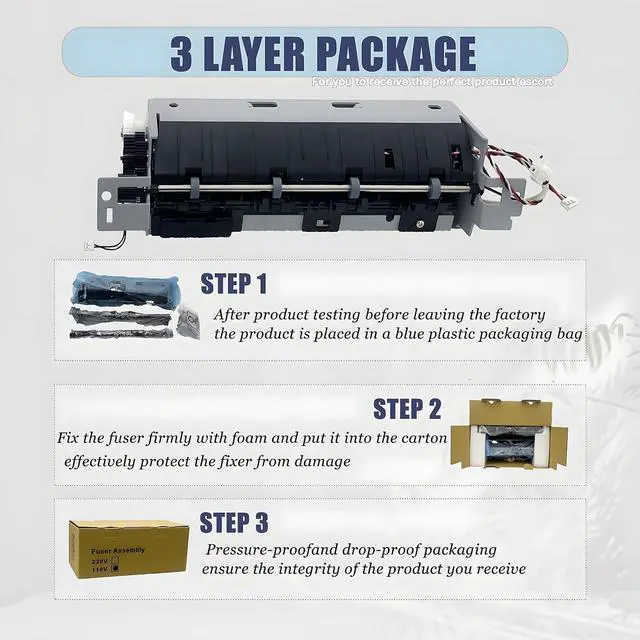 Alt view image 7 of 7 - Ennovor 41X1225 Printer Maintenance Kit,41X1225 Fuser Kit Replacement for MS621, MS622, MX622 Printer, 41X1225 Fuser Unit 110V, 200K Yield
