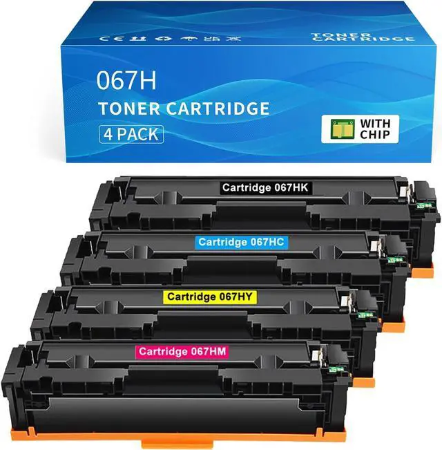 Main image of Ennovor 067H Compatible for Canon 067H 067 Toner Cartridge Set for Canon Color Imageclass MF656Cdw MF654Cdw MF653Cdw LBP633Cdw LBP632Cdw Toner Cartridge 4-Pack